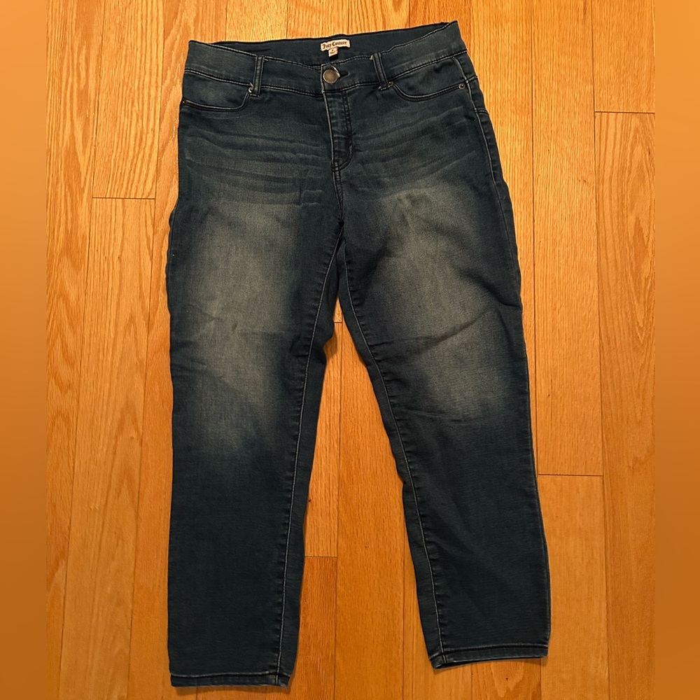 Juicy Couture Dark Blue Cropped Jeans
